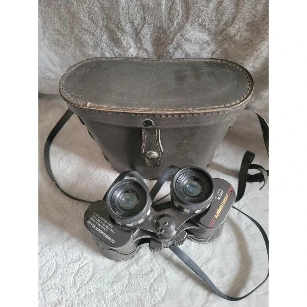 Jason Empire Commander 10x50 Extra Wide Angle Binoculars w Case Taiwan